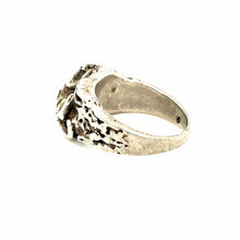 Load image into Gallery viewer, Sterling Silver Jaguar Large Cat Mens Ring Size 10