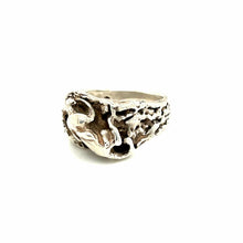 Load image into Gallery viewer, Sterling Silver Jaguar Large Cat Mens Ring Size 10