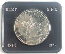 Load image into Gallery viewer, Canadian RCMP Centennial Coin 1873-1973