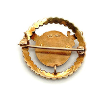 Load image into Gallery viewer, Antique Woman’s Egyptian Revival Masonic Shriners Eastern Star Pin 14k Yellow Gold 3.9g