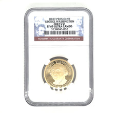 Load image into Gallery viewer, George Washington $1 Coin PF 69 Ultra Cameo NGC