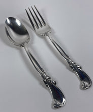 Load image into Gallery viewer, Wallace Waltz Of Spring Sterling Silver Salad Fork And Teaspoon No Mono