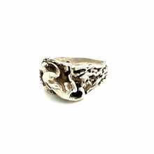 Load image into Gallery viewer, Sterling Silver Jaguar Large Cat Mens Ring Size 10

