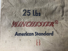 Load image into Gallery viewer, Vintage Winchester American Standard Canvas Bag 25lbs
