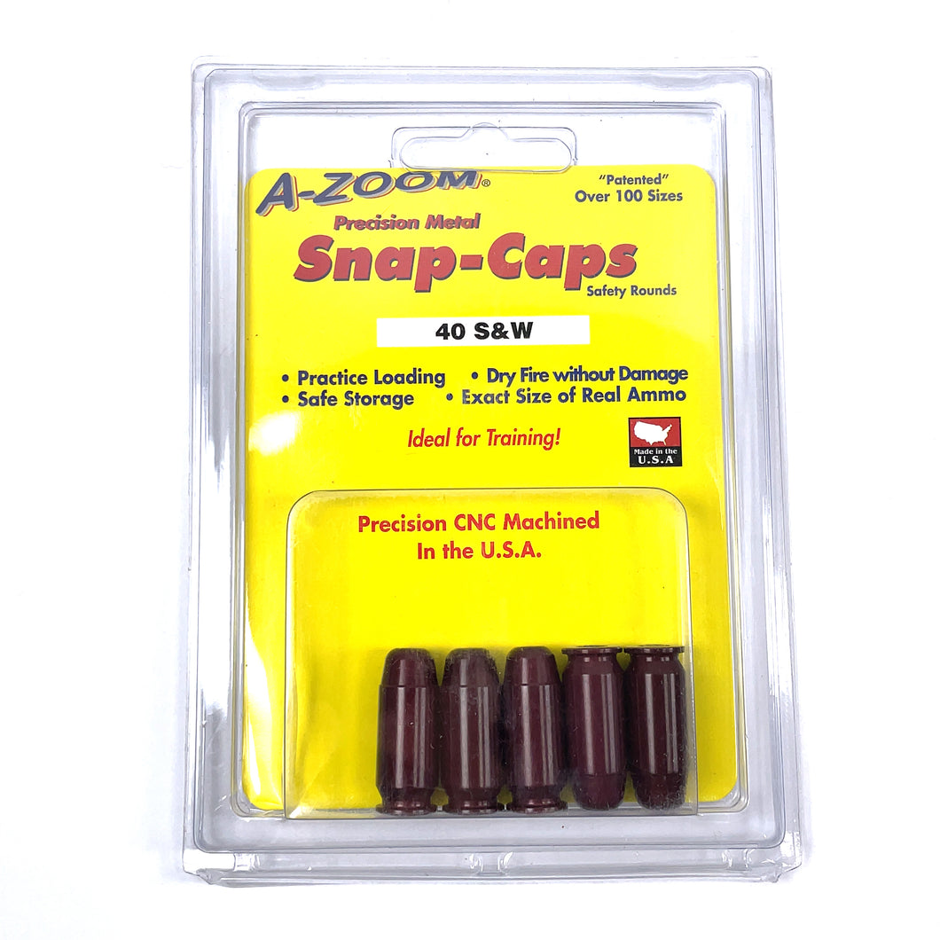 Snap Cap 40 S&W 6 in package by A-Zoom Smith & Wesson