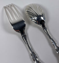 Load image into Gallery viewer, Wallace Royal Rose Sterling Silver Fork And Sugar Spoon No Mono
