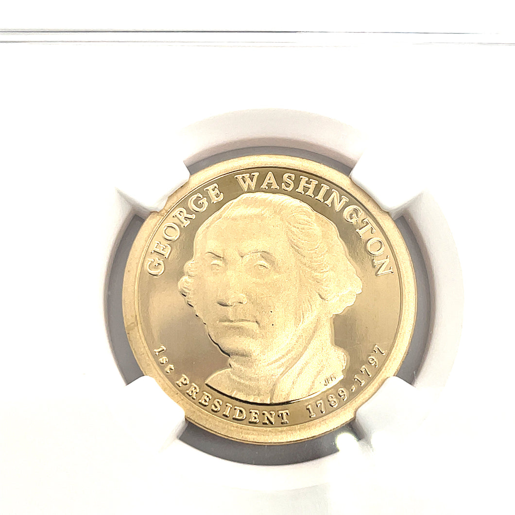 George Washington $1 Coin PF 69 Ultra Cameo NGC