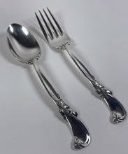 Load image into Gallery viewer, Wallace Waltz Of Spring Sterling Silver Salad Fork And Teaspoon No Mono
