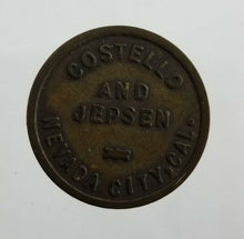 Load image into Gallery viewer, Costello And Jepsen Nevada City Calif California Token: Good For $.10 In Trade
